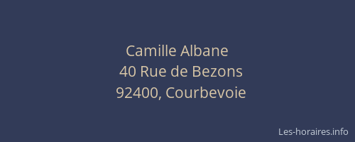 Camille Albane