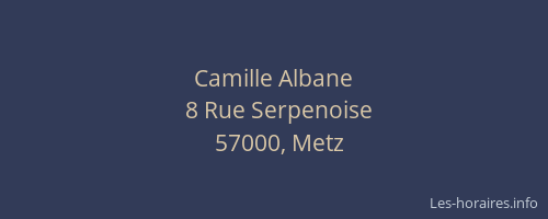 Camille Albane