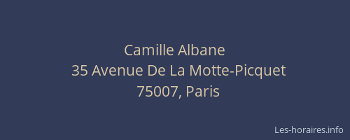Camille Albane