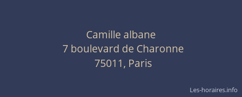 Camille albane