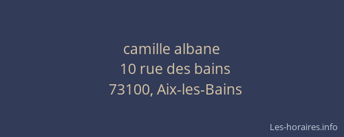 camille albane