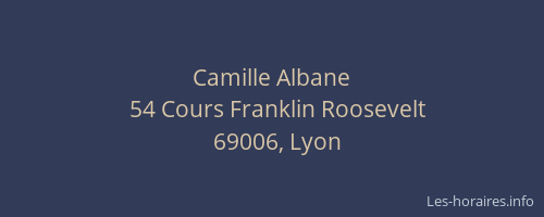 Camille Albane