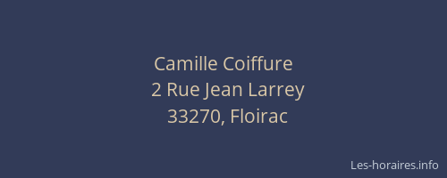 Camille Coiffure
