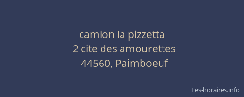 camion la pizzetta