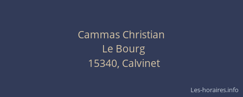 Cammas Christian