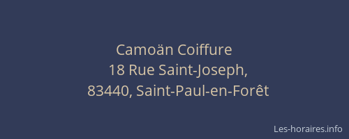 Camoän Coiffure