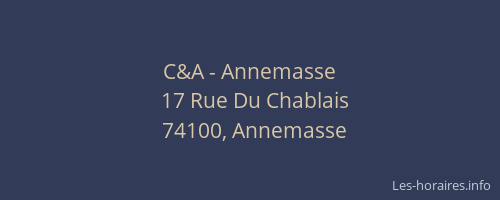 C&A - Annemasse