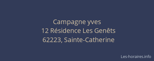 Campagne yves