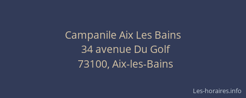 Campanile Aix Les Bains