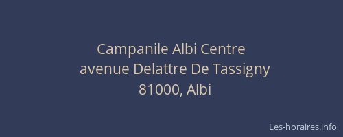 Campanile Albi Centre