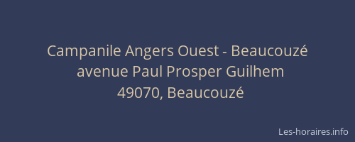 Campanile Angers Ouest - Beaucouzé