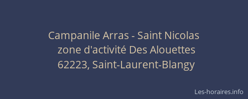 Campanile Arras - Saint Nicolas