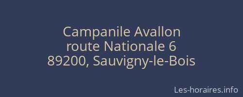 Campanile Avallon