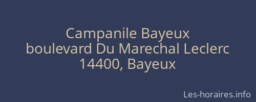 Campanile Bayeux