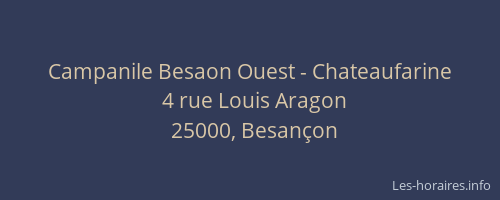 Campanile Besaon Ouest - Chateaufarine