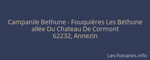 Campanile Bethune - Fouquières Les Béthune