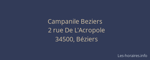 Campanile Beziers