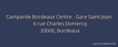 Campanile Bordeaux Centre - Gare Saint-Jean