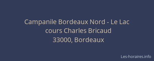 Campanile Bordeaux Nord - Le Lac