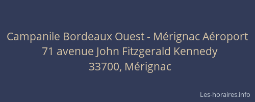 Campanile Bordeaux Ouest - Mérignac Aéroport