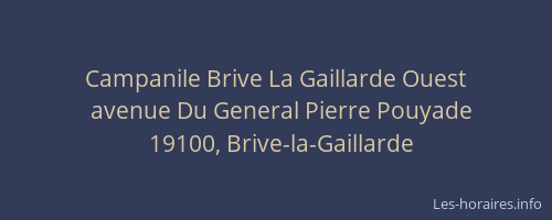 Campanile Brive La Gaillarde Ouest