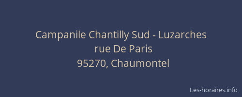 Campanile Chantilly Sud - Luzarches