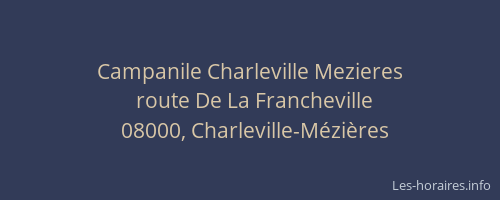 Campanile Charleville Mezieres