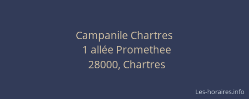 Campanile Chartres
