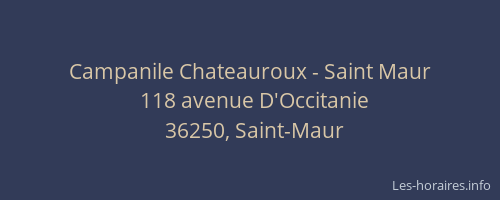 Campanile Chateauroux - Saint Maur