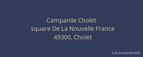 Campanile Cholet
