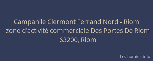 Campanile Clermont Ferrand Nord - Riom