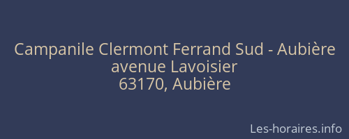 Campanile Clermont Ferrand Sud - Aubière