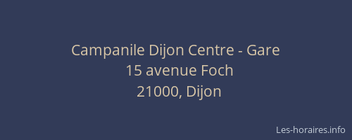 Campanile Dijon Centre - Gare