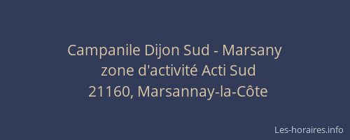 Campanile Dijon Sud - Marsany