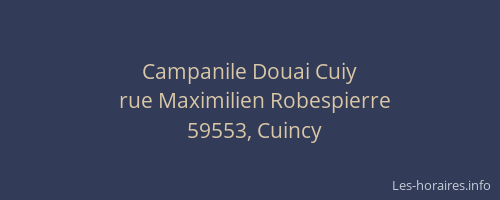 Campanile Douai Cuiy