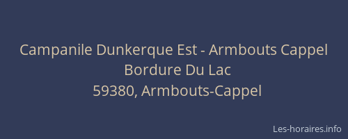 Campanile Dunkerque Est - Armbouts Cappel