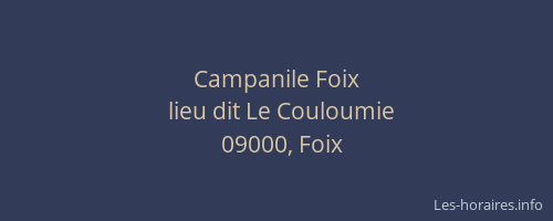Campanile Foix