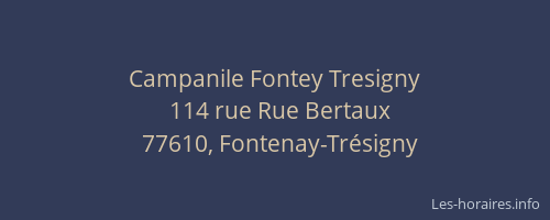 Campanile Fontey Tresigny