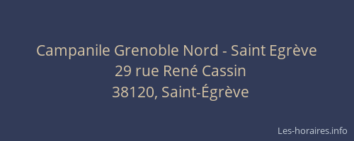 Campanile Grenoble Nord - Saint Egr&egrave;ve