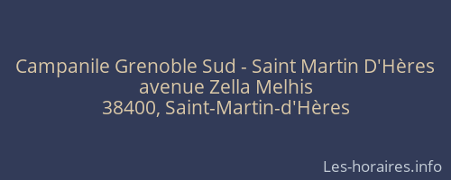 Campanile Grenoble Sud - Saint Martin D'H&egrave;res
