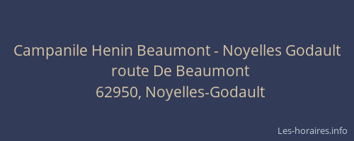 Campanile Henin Beaumont - Noyelles Godault