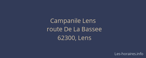 Campanile Lens