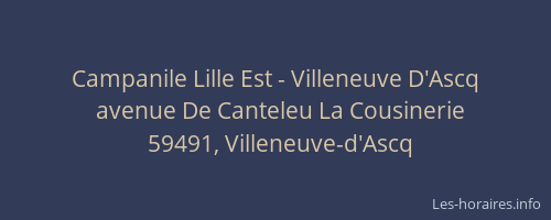 Campanile Lille Est - Villeneuve D'Ascq