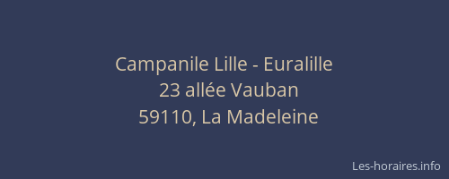 Campanile Lille - Euralille