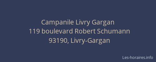 Campanile Livry Gargan