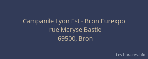 Campanile Lyon Est - Bron Eurexpo