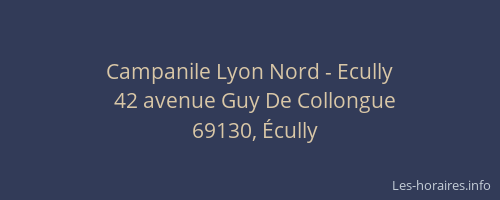 Campanile Lyon Nord - Ecully