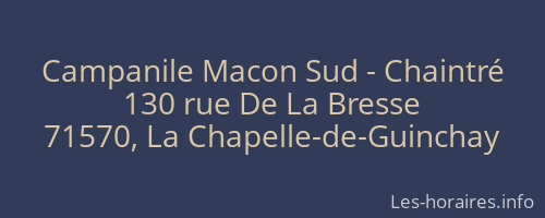 Campanile Macon Sud - Chaintré