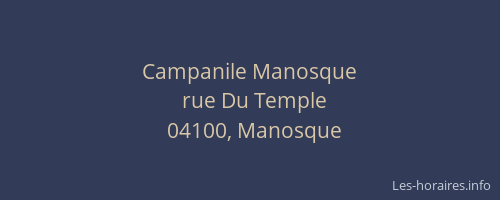 Campanile Manosque