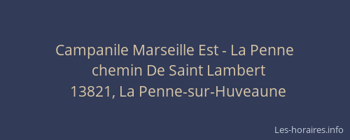 Campanile Marseille Est - La Penne